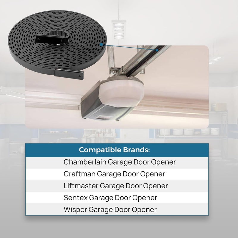 PETOX 41A3589-1 Drive Belt for 8ft High Garage Doors, 256'' Garage Door Openers Belt 41A3589-1, Replacement Belt Compatible with Chamberlain/LiftMaster/Sentex/Whisper Belt Drive Garage Door Opener - Image 3